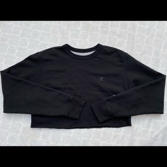CROPPED CHAMPION CREWNECK - Picture 1 of 3